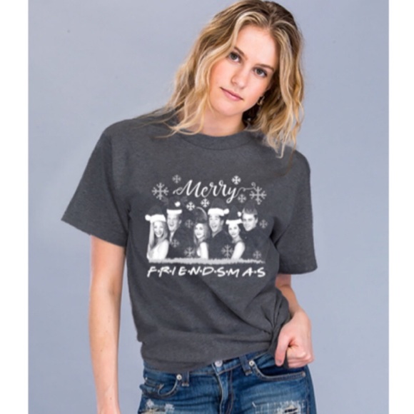 + “MERRY FRIENDSMAS” Short Sleeve Tee! NEW! - Picture 3 of 11